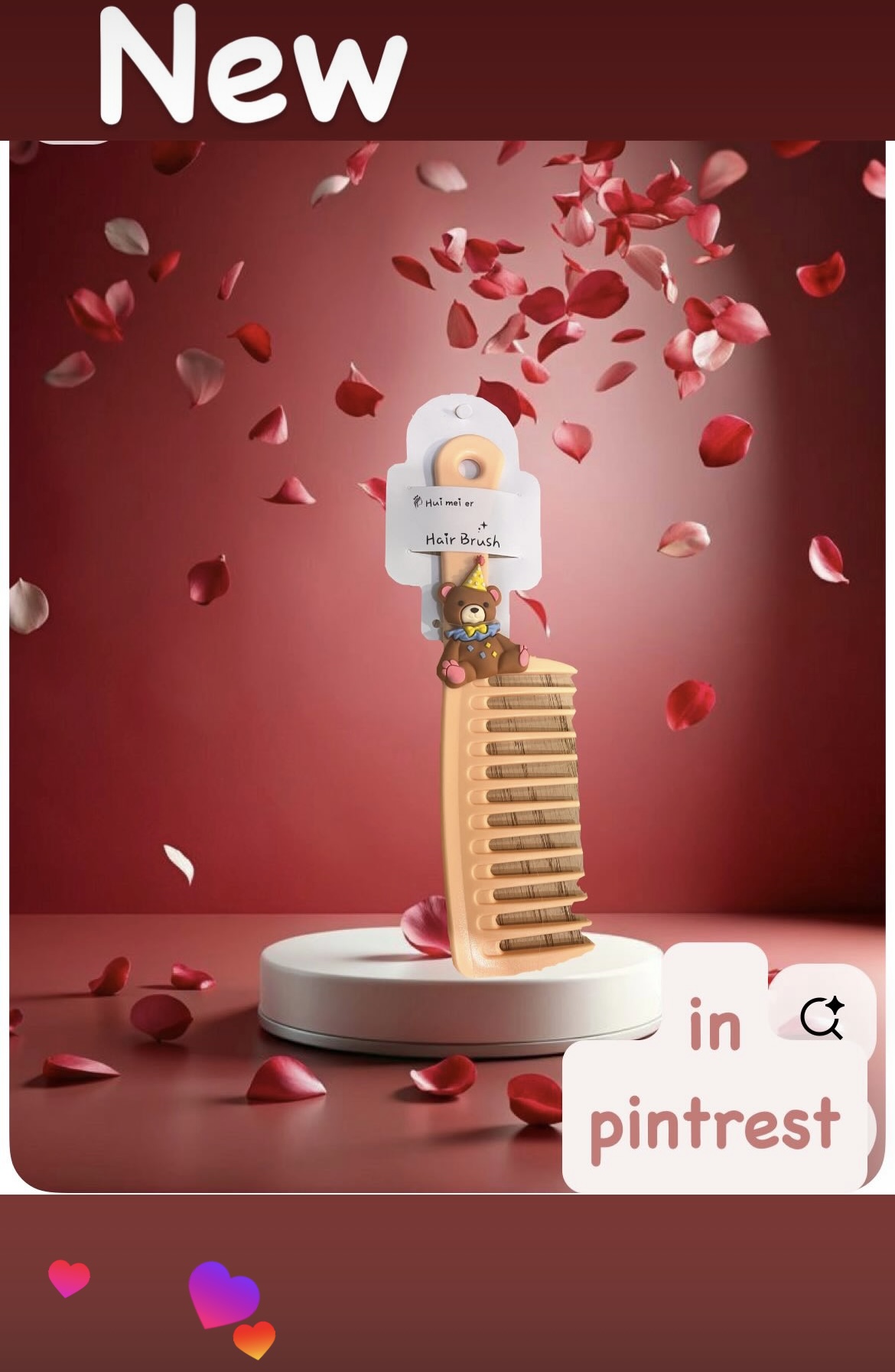 شانه گره بازکن پینترستی